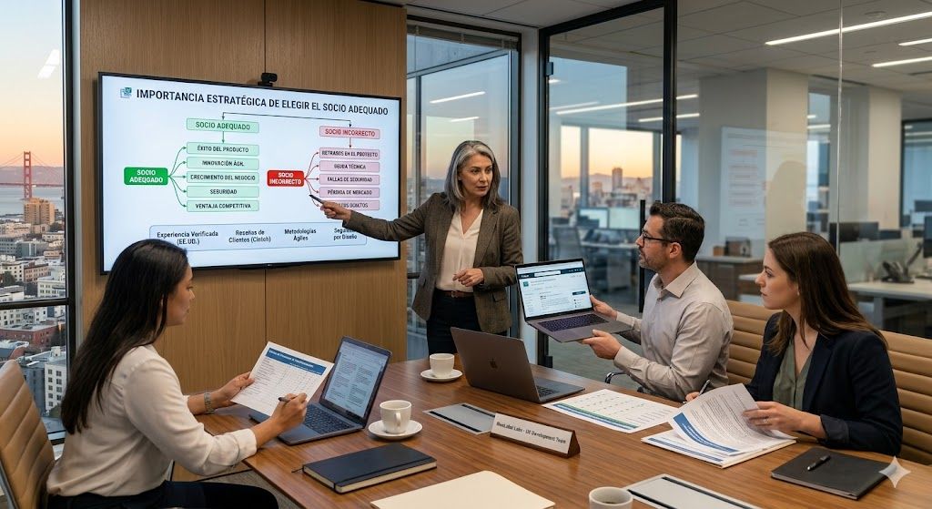 Donde puedo contratar una empresa de desarrollo de software confiable en EE. UU Importancia estrategica de elegir la empresa adecuada