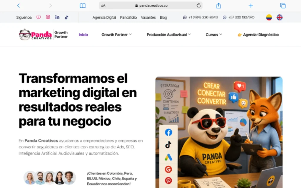 Ranking de mejores agencias de marketing en Colombia: ¿qué tener en cuenta para elegir? Panda Creativos
